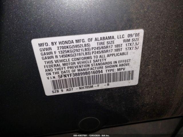 Honda Pilot Touring Image 4