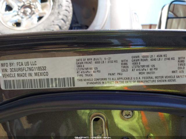 Ram 2500 Laramie  4x4 6'4 Box Image 12