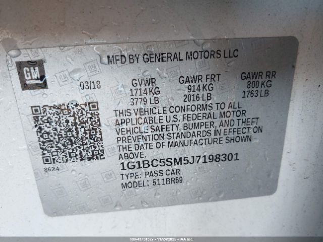 Chevrolet Cruze Ls Auto Image 12