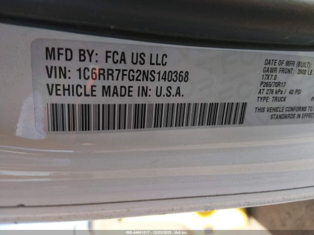 Ram 1500 Tradesman  4x4 6'4 Box Image 6