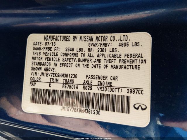 INFINITI Q60 3.0t Premium Image 4