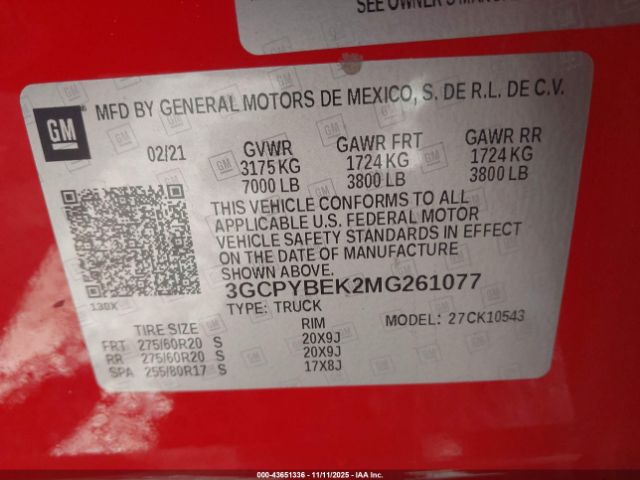 Chevrolet Silverado 1500 4wd  Short Bed Custom Image 3