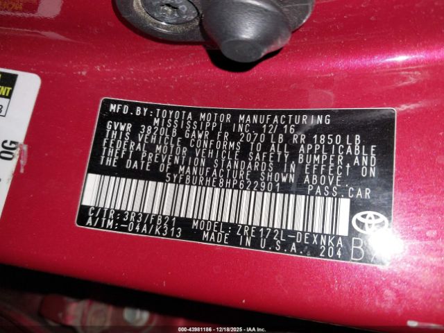 Toyota Corolla Le Image 11