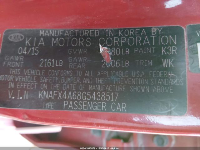 Kia Forte Lx Image 8