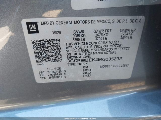 Chevrolet Silverado 1500 2wd  Short Bed Custom Image 6