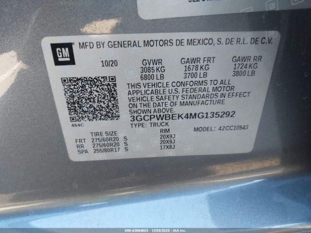 Chevrolet Silverado 1500 2wd  Short Bed Custom Image 6