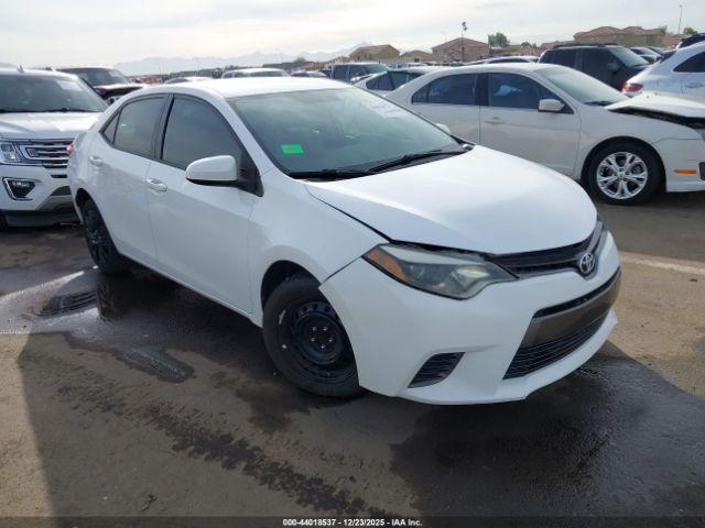  Salvage Toyota Corolla