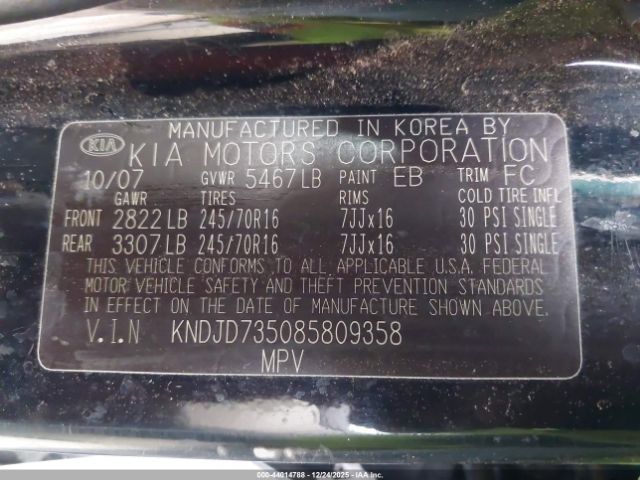 Kia Sorento Lx Image 7