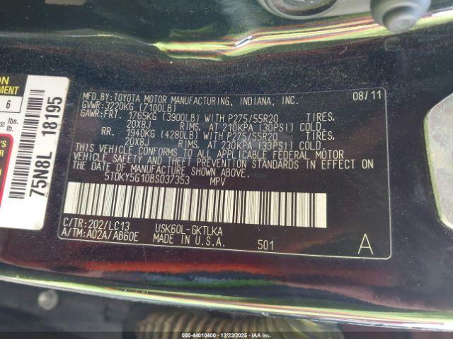 Toyota Sequoia Limited 5.7l V8 Image 12