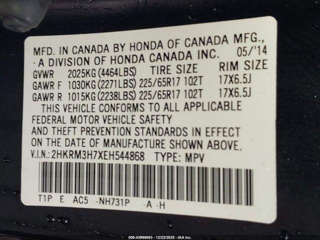 Honda CR-V Ex-l Image 9