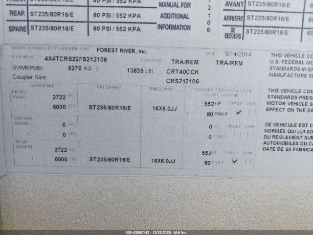 Forest River Cedar Creek Image 13