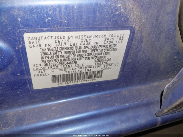 Nissan Versa Sv Image 9