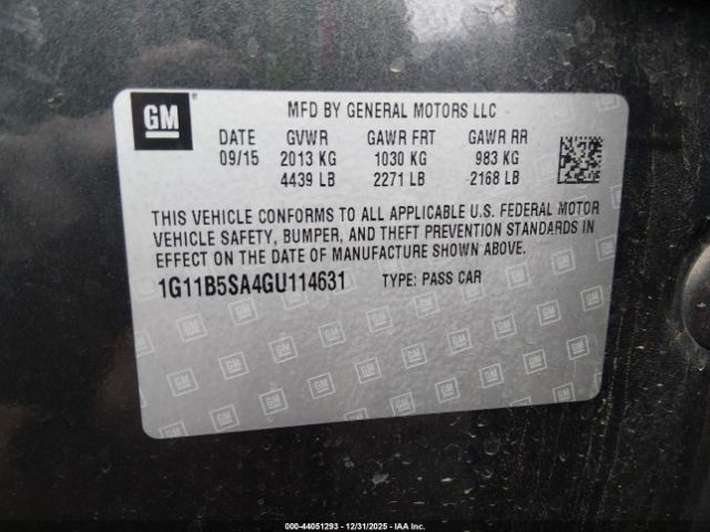 Chevrolet Malibu Ls Image 15