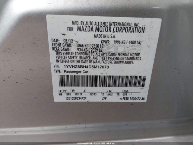 Mazda Mazda6 I Sport Image 2