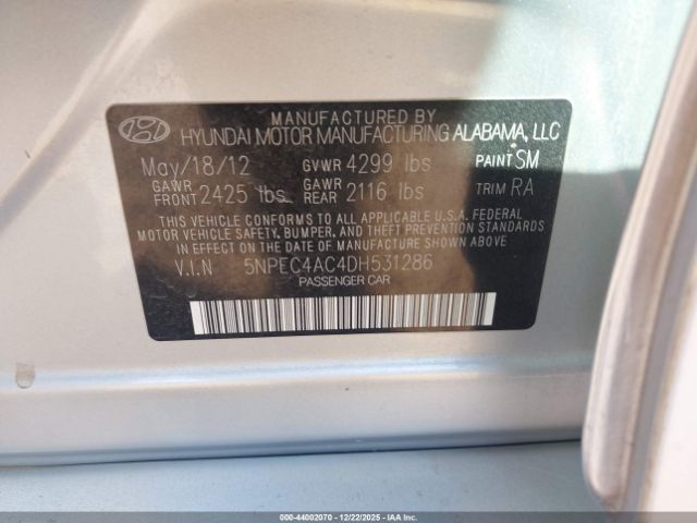 Hyundai SONATA Limited Image 8