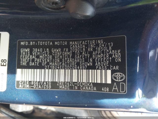 Toyota Corolla L Image 13