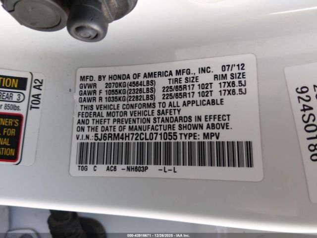 Honda CR-V Ex-l Image 7