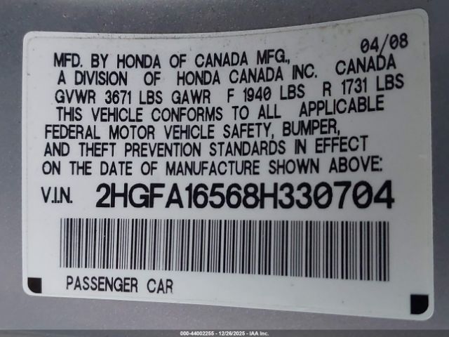 Honda Civic Lx Image 13