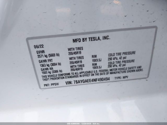 Tesla Model Y Long Range Dual Motor All-wheel Drive Image 4