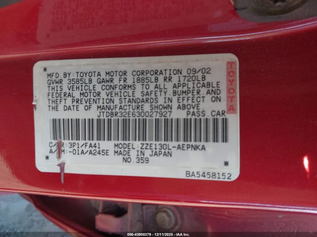 Toyota Corolla Le Image 7