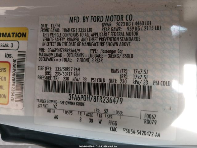 Ford Fusion Se Image 10