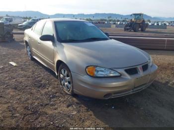  Salvage Pontiac Grand Am