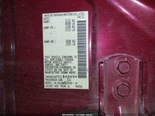 Nissan Maxima 3.5 S Image 8