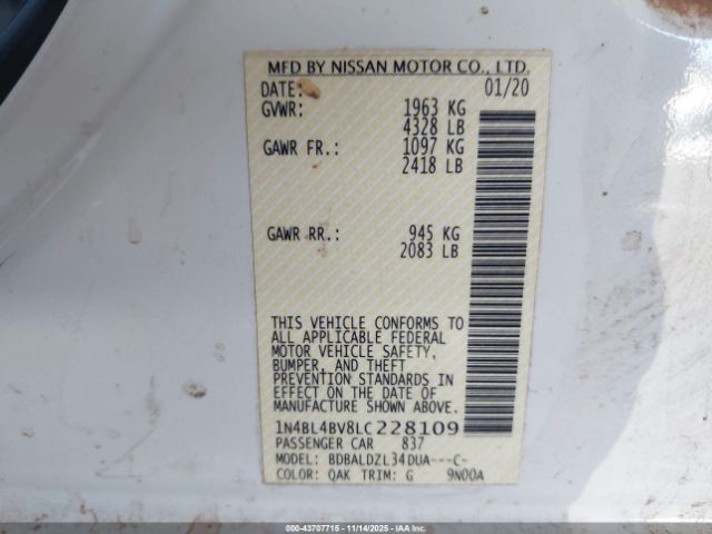 Nissan Altima S Fwd Image 2