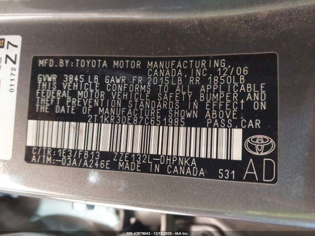 Toyota Matrix Xr Image 15