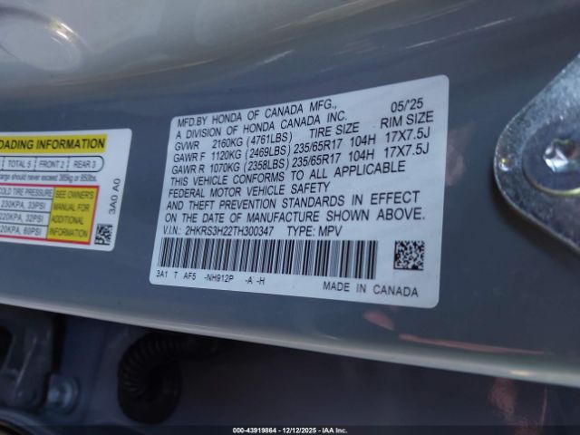 Honda CR-V Lx 2wd Image 6