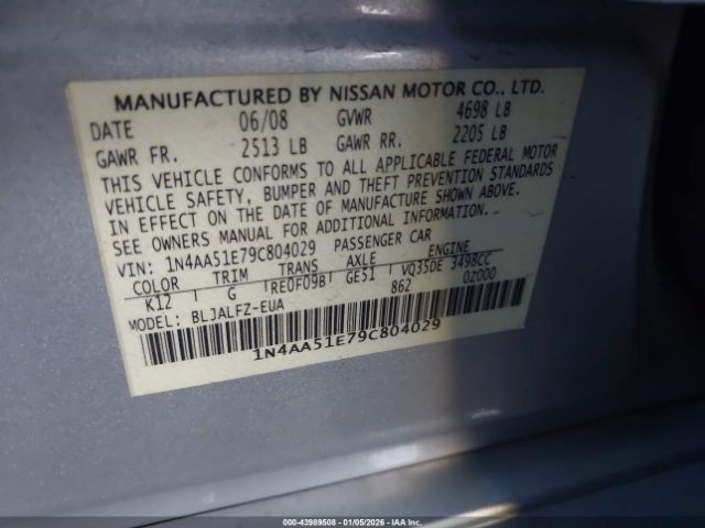 Nissan Maxima 3.5 Sv Image 3