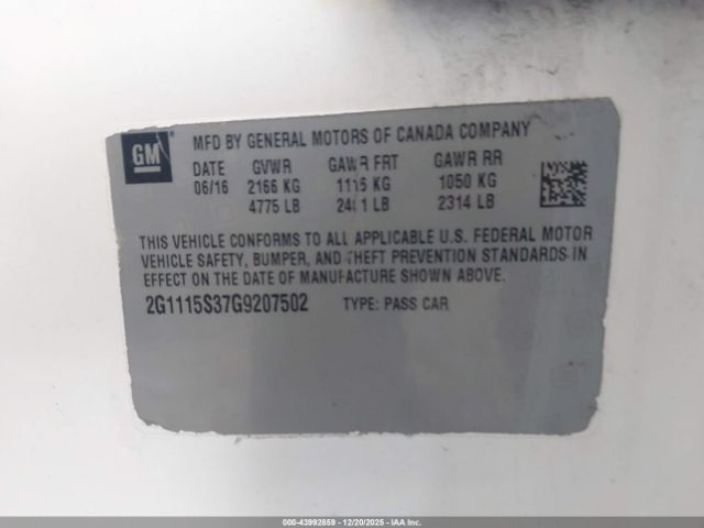 Chevrolet Impala 2lt Image 15