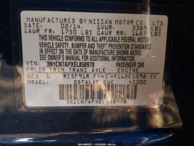 Nissan Versa 1.6 S Image 10