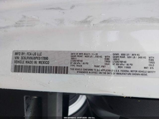 Ram Promaster High Roof 136 Wb Image 9