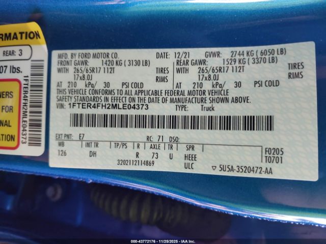 Ford Ranger Lariat Image 6